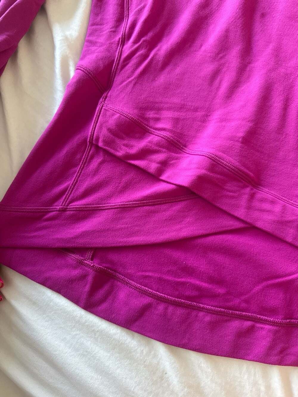 lululemon Close to Crossing Rulu Long Sleeve Top in Ripened Raspberry - Picture 4 of 7